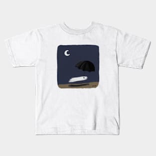 Ghost Beach Trip Kids T-Shirt